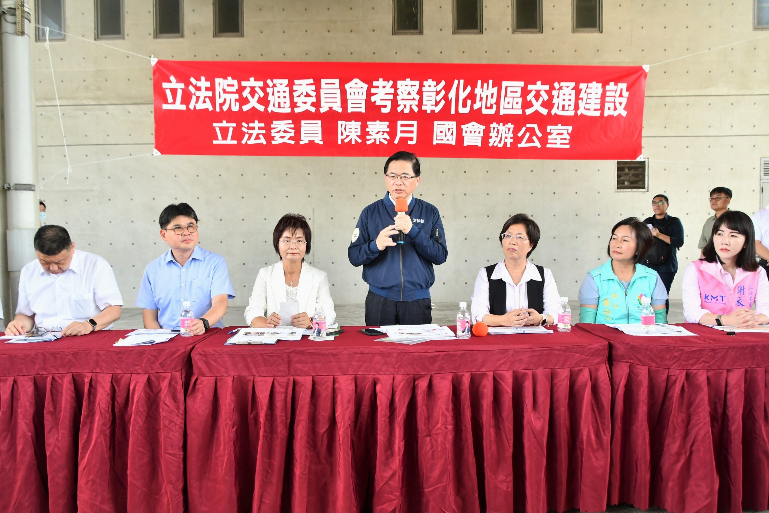 立院交委會考察彰化區交通建設 王惠美爭取優先核定專案