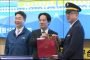 基隆港務分公司與台灣港埠協會共同舉辦揮毫送春聯