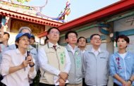 卓榮泰視察楠西震災復原 黃偉哲盼攜手助災民重建新生活