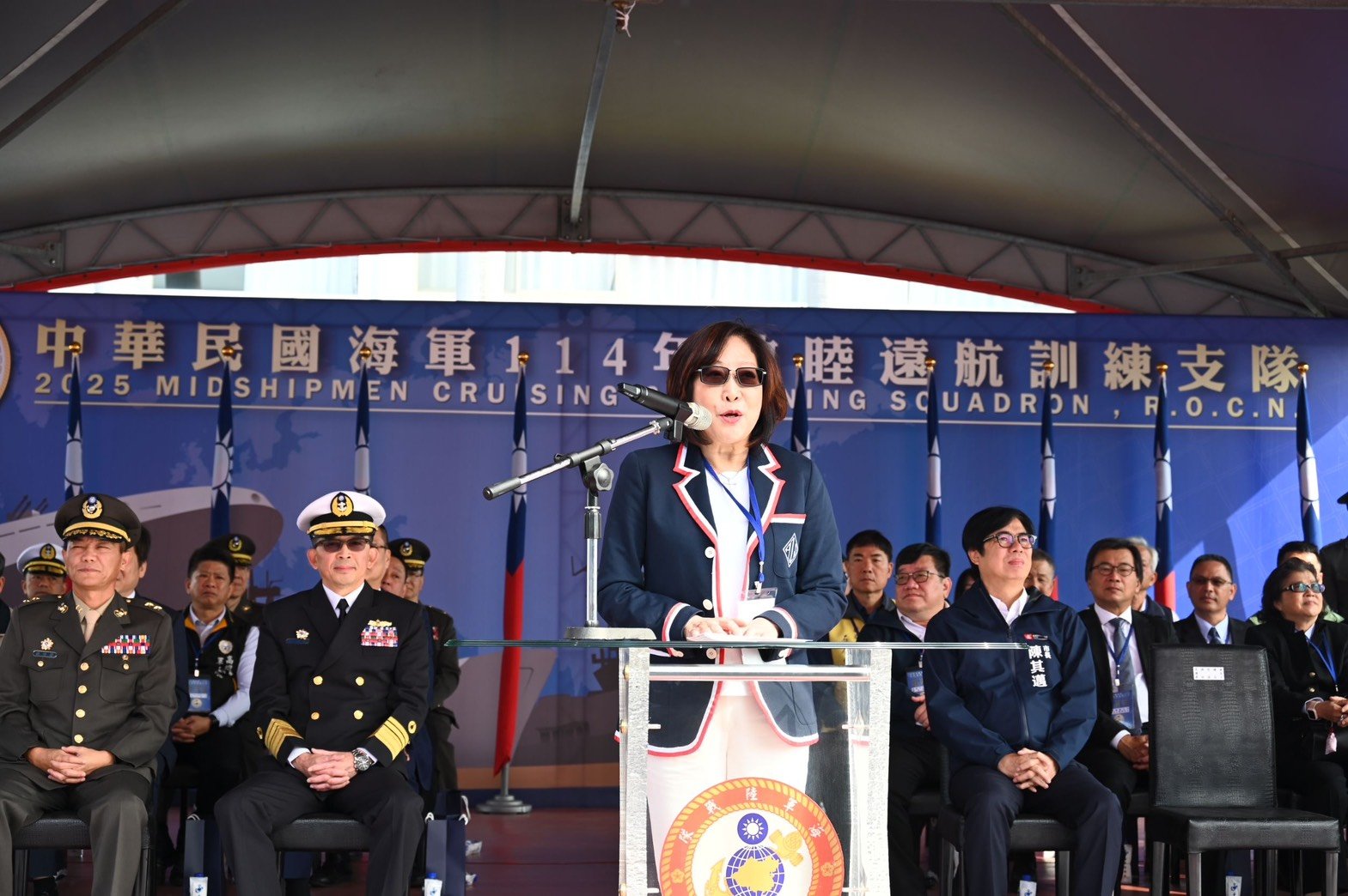 議長康裕成偕同陳其邁市長親自出席 見證海軍敦睦艦隊堅強戰力