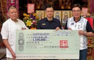 文武大眾爺聖誕 劉和然參香祝壽　廟方捐110萬助警勤務