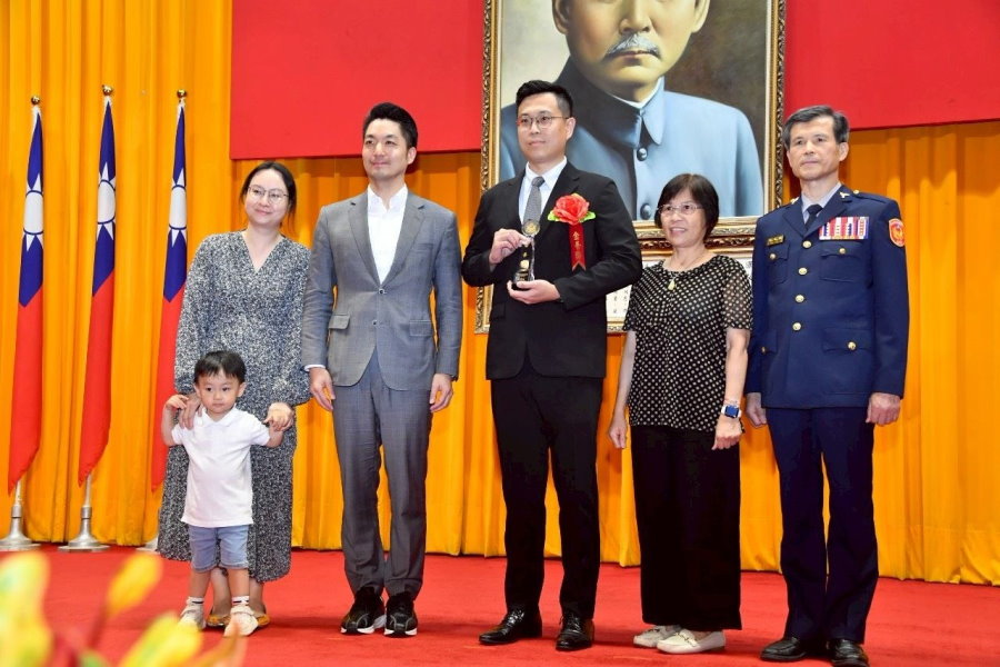 出席金吾獎頒獎 蔣萬安：警察是台北最堅實守護者