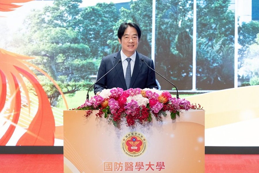 國防醫大學揭牌   賴總統︰借鏡美國戰傷救護經驗