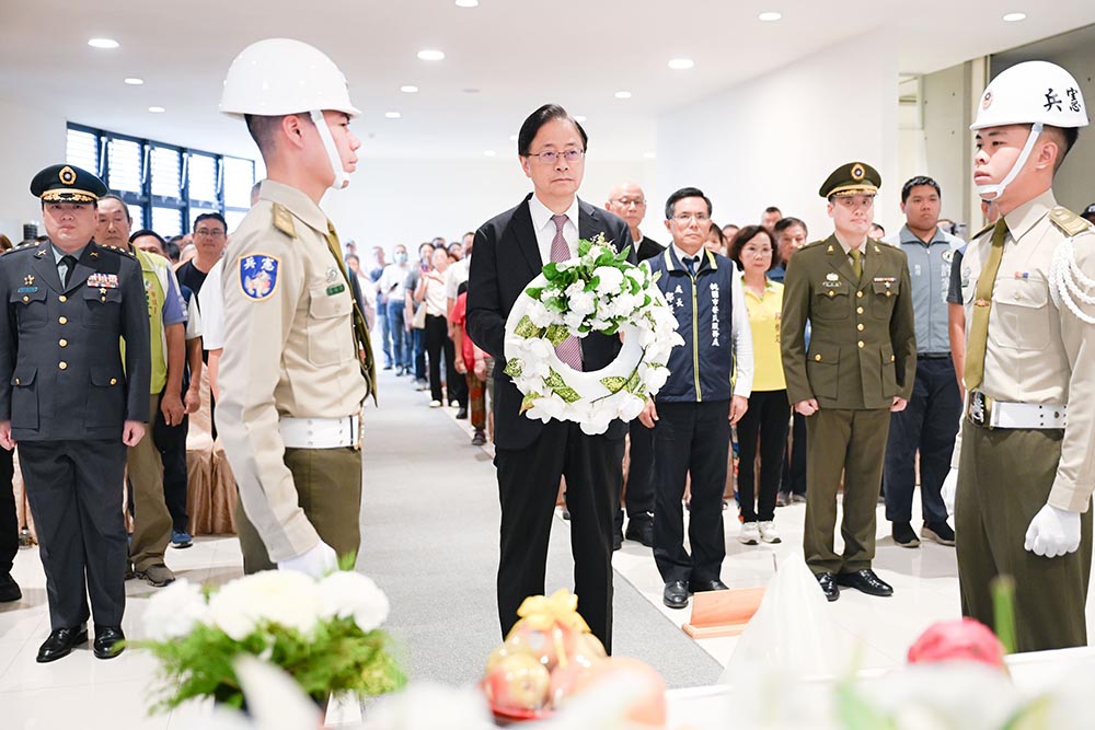 桃園忠靈祠秋祭 張善政：延續先烈精神守護台灣