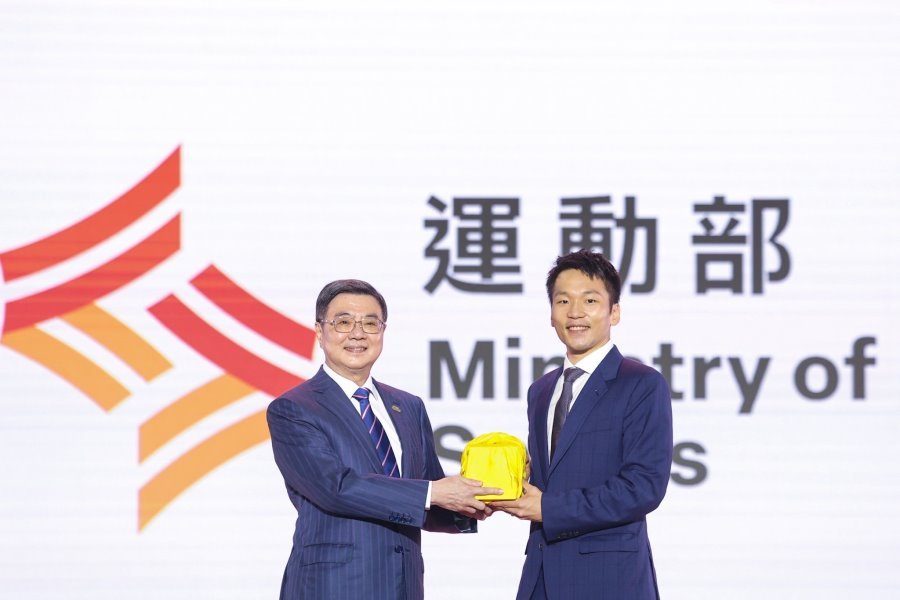 賴清德總統出席運動部揭牌 「金牌部長」 李洋走馬上任