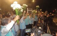 空姐之死！長榮航空馬拉松遭工會抗議 闖入賽道遭警制止