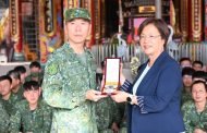 王惠美探視彰化縣後備教育召集 及訓練縣籍子弟兵