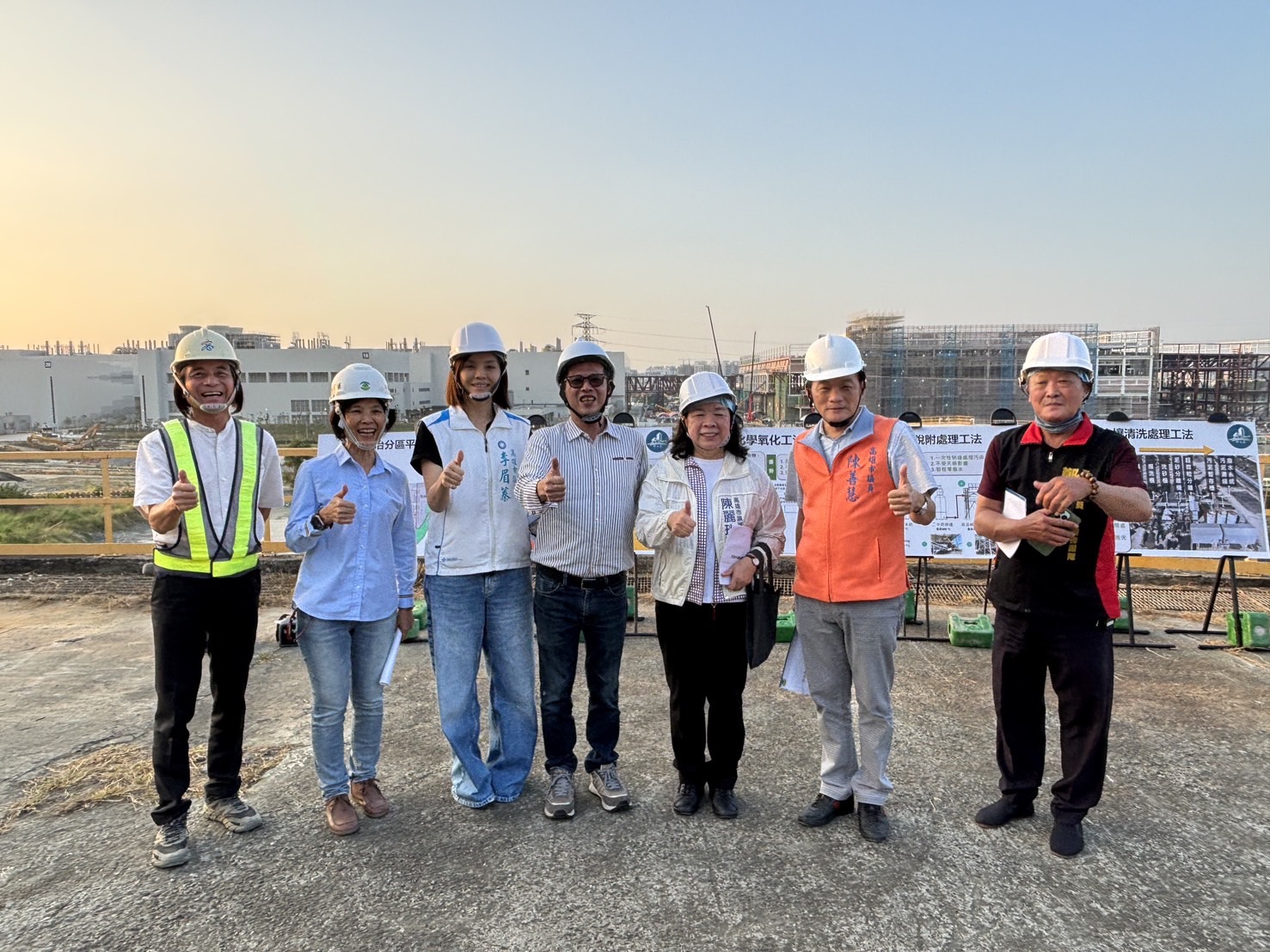 高市議員考察楠梓園區警消衛 關切高煉廠整治