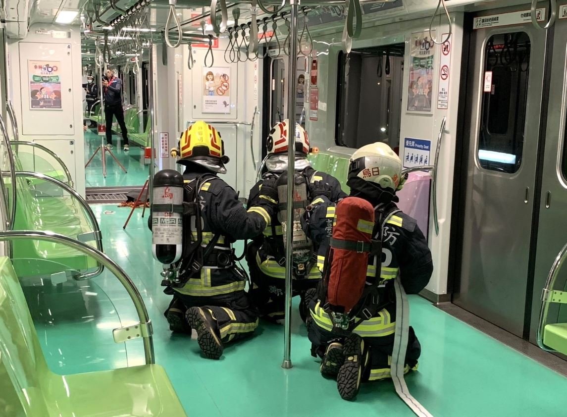 中捷模擬演練列車火災 強化應變機制及跨單位合作