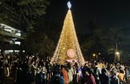 東海大學平安夜打造最溫暖校園聖誕城 夜光玫瑰映聖誕