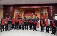 墨香樂韻賀馬年 高市警局名家揮毫、警樂團奏響治安守護旋律
