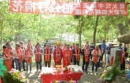 客家大院桐花季開鑼鐘東錦化身土地公邀請民眾來苗栗賞花旅行