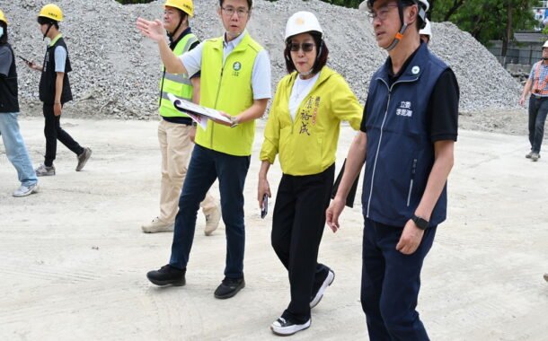三民公園升級計畫開工 議長康裕成、立委李昆澤前往關心進度