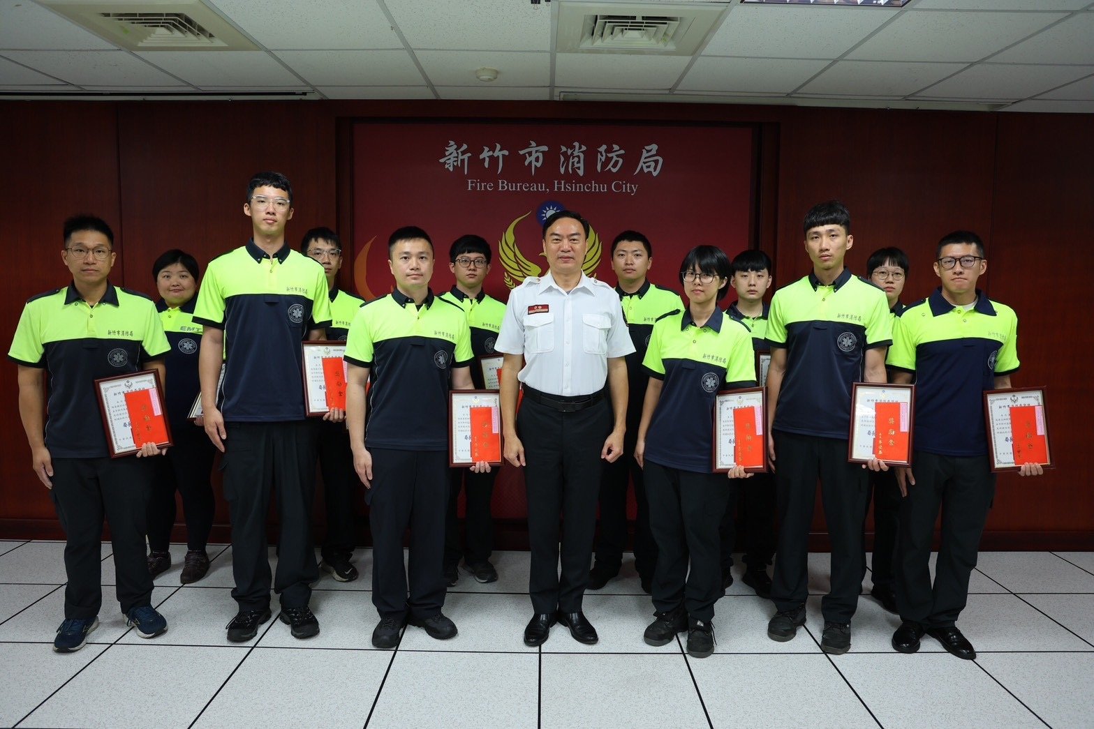 竹市消防英雄搶救癲癇OHCA患者 挽回市民性命