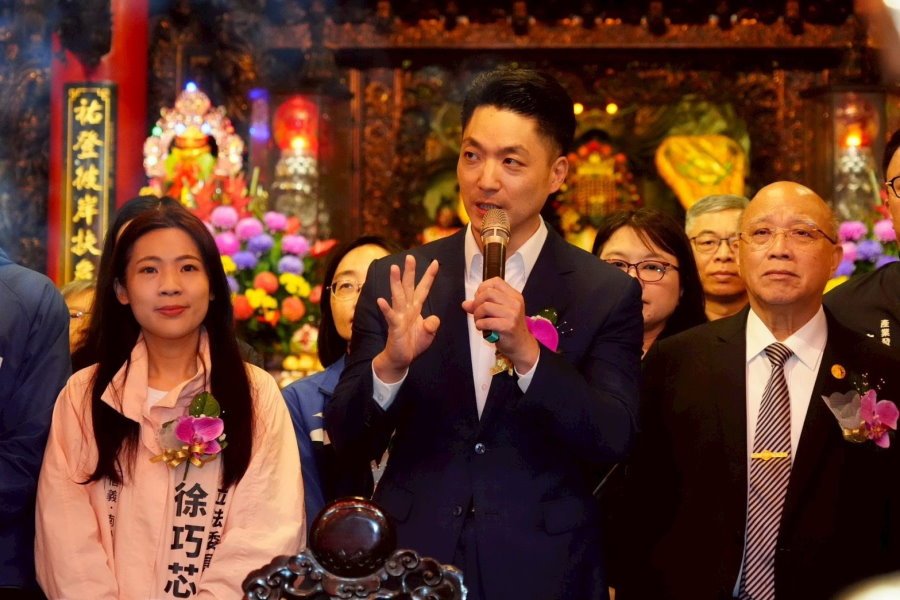 蔣萬安出席慈祐宮三獻大典 感謝捐救災設備守護台北