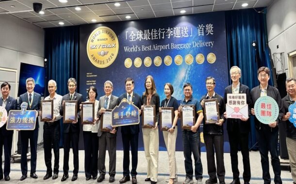 蟬聯全球最佳行李運送機場 桃機表揚行李處理關鍵夥伴