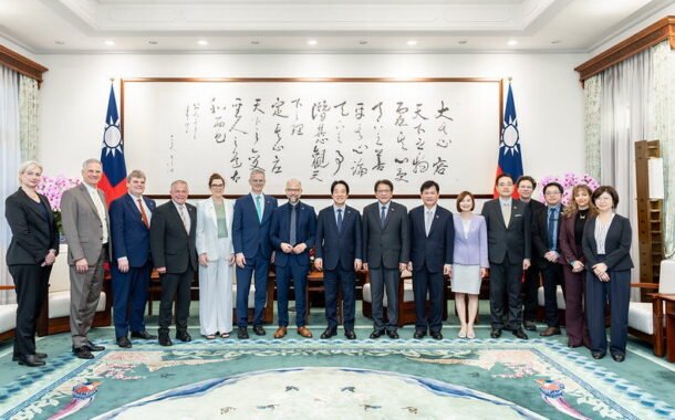 賴總統接見德國會跨黨派議員訪團 盼深化雙邊合作