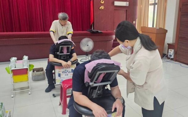 高市警局攜手勞工局與慶聯舉辦視障按摩 暖心紓壓迎警察節