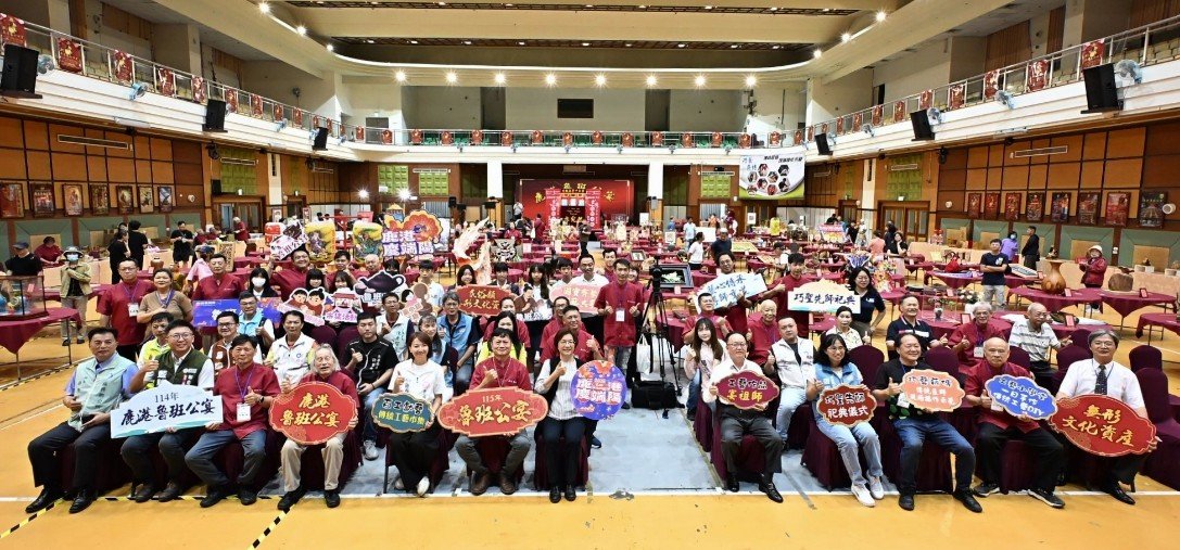 全台唯一！「看桌宴神」盛會 108桌鹿港魯班公宴登場
