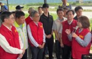 卓揆視察屏東治水與農損 周春米爭取加速重建
