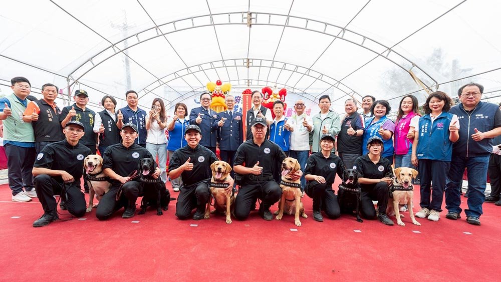 桃園警犬隊廳舍新建工程動土 打造優質友善環境