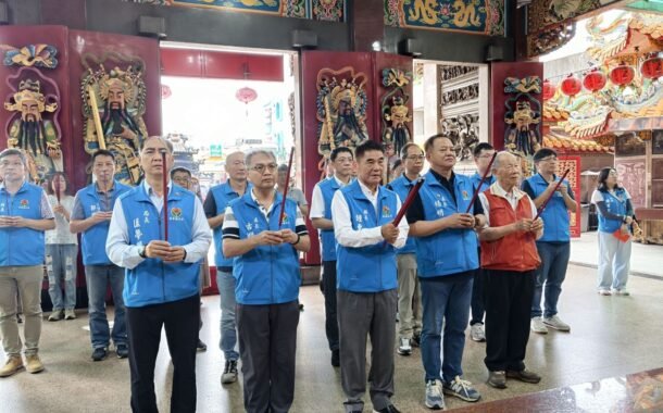 鍾東錦率員赴玉清宮祈福 祈求苗縣四時無災