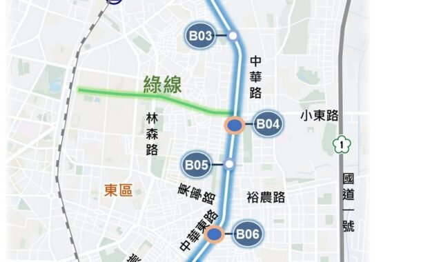 台南捷運藍線基本設計透過中央審議即將發包作業