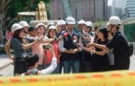 台塑舊大樓都更工程釀災 北市敦化北路巷弄路面陷