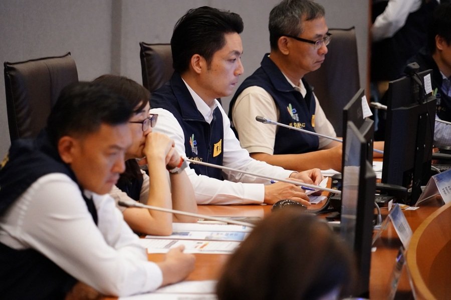 蔣萬安指示各單位提前完成海豚颱風各項防災準備工作