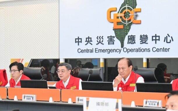 視導災變中心 卓揆：強化中央與地方應變協調 加速災後復原