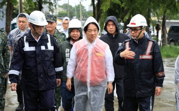 賴總統視察北高雄治水工程 陳其邁感謝中央50億挹注強化防洪韌性