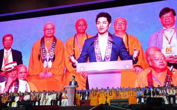 臺北市長蔣萬安出席佛光山開山60週年 5萬名佛光人齊聚台北大巨蛋