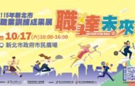 新北職訓成果展10月17日盛大登場 免費技能體驗